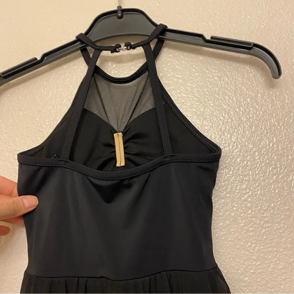 Weissman dance costume Black maxi dress Spiegel Im Spiegel 13359 child SC 6